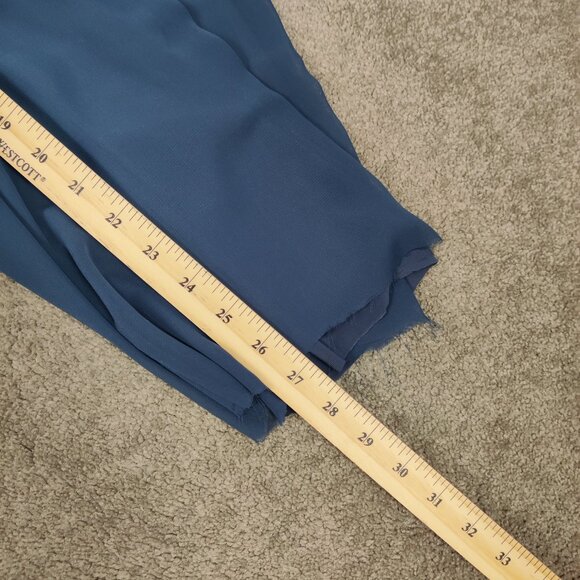 Refka Women's Palazzo Flare Pants Size 8 Blue Lined Pull On Casual Outerwear - Picture 10 of 11